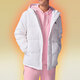 Adidas down jacket men's new winter sports and casual windproof clothing outdoor thickened warm down jacket IZ4884 white S