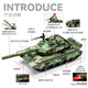 Yixuan Toy Tank Toy Toy Military Model Legierung Simulation Truck Panzer Raketen Fahrzeug Kinderjunge Baby Spielzeugauto Typ 99A Haupt Battle Tank Camo (sprühbar)