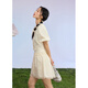 Zihan (ZIHAN) Zihan textured top and skirt suit for women summer sweet short-sleeved shirt and skirt two-piece set Mijin S