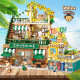Inbrixx Tidy Bear Kaffeehaus Convenience Street Street View Model Bauschalt Spielzeug Geschenk Echt Autorisierung Tedidy Bear Kaffeehaus [1381 Partikel]