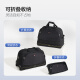 Hermes Trolley Travel Bag Large Capacity Trolley Bag Portable Travel Bag Folding Travel Bag Water-Repellent Luggage Bag Black