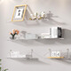 Nifeng acrylic wall shelf one-word partition bedroom living room no punching wall-mounted transparent internet celebrity decorative shelf transparent 15*30