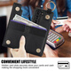 Jinhao eignet sich für Samsung Z Fold5 Mobiltelefone Hülle Pensteckplatz Wallet Wallet Faltblatt