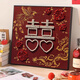 
Shantou Lincun Xizi Newly-Friendly Wedding Gift Newly-Friendly Wedding Gift Engagement Texture Painting LL11762 Full Color Spray + Dot Diamond Pen 50*50cm Thick solid wood inner frame + beautiful outer frame