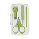SAFTY DAD Baby Nail Clipper Set Safety Anti-Pinch Baby Nail Scissor Clipper Artifact Newborn Nail Clipper for Toddlers Transparent Box-Light Blue [Set of Four]