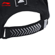 Li Ning baseball cap men and women running series reflective running baseball cap daily running sunshade breathable sun protection hat headband black