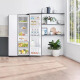 Samsung (Samsung) [máquina de volteo oficial] 655 litros de gran capacidad Convertidor de frecuencia inteligente sin aire libre de heladas Compresor de doble apertura de apertura de apertura de doble enfriamiento de metal refrigerador de puerta de doble apertura Refrigerador blanco RS62R50371L/SC