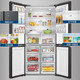 Haier Haier Home Home Home-Holrigrator 655-литровый кросс-дверная дверь четырехдверная крупная мощность первого уровня, экономия энергосберегающую двойную частоту.