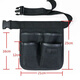 Runhua Nian Cleaning Tool Bag Garden Wallpaper Waiter Cleaning Organization Management Work Waist Bag Tool Bag Watering Can Black Waist Bag (Not Printable)