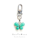 SunToMoon small fresh colorful butterfly keychain pendant simple natural stone AirPods bag hanging decoration creative gift purple butterfly