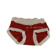 
Yi Manqin's red underwear for women without traces, red fire lace pure sexy and cute zodiac year modal antibacterial cotton crotch briefs 9905-Red Huohuo M/One Size [80-120Jin [Jin equals 0.5 kg]]