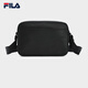
FILA official men's bag shoulder bag 2025 summer new fashion casual shoulder bag crossbody bag right black - BK XS