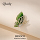 Qlady butterfly brooch, high-end women's corsage design, niche design, temperament, anti-exposure pin, accessories gift