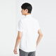 Lilang Short à manches à manches à manches de la chemise d'été pour hommes et élégante et facile à gérer les hommes Business Men White (24xzc0011y) 40