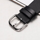 Angepasst an Armani Hollow Herren-Leder-Uhren-Gurt AR60026 60025 11143 Schwarzes Cowhide 22 mm schwarz-Silver Pin Schnalle 22mm