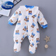 Disney (DISNEY) baby robe with feet covered, thickened quilted autumn and winter with feet, openable one-piece clothes for male and female babies, newborns and toddlers, yellow GUY feet covered, extra thick, size 80 recommended 16-20 Jin Jin equals 0.5 kg