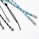 GUUKA (GUUKA) trendy and exquisite rope tie keychain, niche design 316 stainless steel bag and pants pendant versatile silver