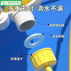 山头林村儿童背包水枪玩具抽拉式喷水沙滩戏水夏天幼儿园夜市沙滩地摊批发 卡通雪糕背包9894约2200ML装箱6