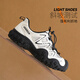 
ZHR hiking shoes for women casual outdoor sports lightweight creek tracing shoes for women versatile splicing women's shoes G683 Mi Black 37