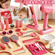 Qiyu Barber Toy Set Simulation Player Role Playing Tool Cutting Tool Girls Regalo de cumpleaños [Edición de lujo] Secador de cabello + Pinch Set Hair Pinch Set