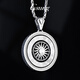 GsunG platinum PT950 rotating Thousand-Hand Avalokitesvara pendant for men, fashionable and trendy pure platinum pendant round plate, priced by gram, please contact customer service before bidding.