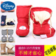Disney Winter Soft Sohle verdickte Frauen 0-1 Jahre alte 3-6-9-12 Monate Jungen High-Top-Baumwollschuhe plus Samt warme Babyschuhe rote High-Top-Kuh-Kuh und Samt verdickte Rot 1 Paar Innere Länge 12,5 cm
