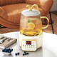 Multifunctional all-glass flower tea health pot office small one-person mini stew pot all-in-one fully automatic household tea boiler 2024 new health cup mini kettle intelligent quick cooking 650ml (automatic heat preservation)