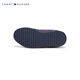 TOMMY HILFIGER children's clothing men's color-blocking striped webbing retro casual shoes sports shoes running shoes travel shoes TH100944 navy blue 695 37