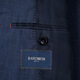 
BAROMON (100% wool] imported Italian fabric semi-lined men's suit men's jacket suit top blue 175C
