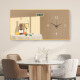 Meiyouchun Modern y simple pintura decorativa Reloj de pared 2025 Nuevo calendario perpetuo Reloj Electrónico Nordic Flower Reloj Pared JD121.09 Calendario perpetuo + Reloj 80*40 cm Imagen de cristal PVC Edge Edge