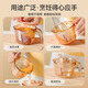 Magic kitchen glass measuring cup with scale, temperature-resistant rice cleaning artifact, food-grade baking filtered egg liquid, home breakfast milk cup
