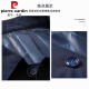 皮尔卡丹（pierre cardin）春秋季男士商务休闲夹克西装中青年纯色翻领薄款韩版修身风衣外套 浅灰色1048 M【建议98-110斤】