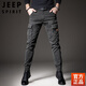 Jeep Spirit2024 Spring and Automne New Work Pantalon Multi-Pocket épaissis épaissis rétro Pantalon pour hommes Slim-Fit Legging Pantal