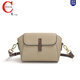 Campuskitten echter Leder-Frauenbag 2024 Neue Modetrendy-Muschel-Tasche Leichtes Mini One-Shoulder Crossbody Tasche Klassische vielseitige kleine Tasche Khaki