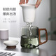 Shangyanfang tea cup tea water separation office meeting glass tea cup water cup men's personal high-end tea cup