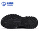 Blue Owl Shield Labour Protection Shoes Herren vierjährige leichte weiche Sohle Ultra-Faser-Isolierstahlkopf Anti-Smash- und Anti-Spun-Funktionskonstruktionsstelle Sicherheitsschuhschuhe [isoliert 10 kV] Ultra-Licht-Elektriker Schuhe 43