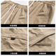 Wahre Vis-Shorts Herren Sommer dünne Eis Silk Kühle Fünf-Punkte-Freizeithose Herren Jugend losen gerade Arbeiten Medium Hosen DK701 Green XL