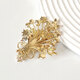 Canxian French Money Tree Brooch Women's High-end Exquisite Fashion Corsage High-end Light Luxury 2025 New Golden Wheat Ears (Gift Box)