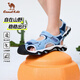 Camel (CAMEL) children's sandals summer casual beach shoes Baotou anti-collision anti-slip school shoes for middle and older children blue-D65B240047 34