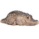 Cute little crocodile tea pet ornaments for crafting, exquisite tea toys, creative tea table decorations, fish tank landscaping <Lying style + sitting style>Little crocodile tea pet/CYY
