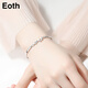 EothPT950 platinum star bracelet for women, light luxury niche platinum bracelet jewelry, Valentine's Day birthday gift for girlfriend PT950 platinum star bracelet + certificate