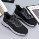 Zulijianische Master-Männerschuhe für Frauen Frühlings- und Herbstmutterschuhe breite und dicke große Größe weicher Sohle Anti-Rutsch mittlerer und älterer Fitness Comfortly Casual Schuhe C3899 Frauen-Auberginen rot [hellweiche Sohle] 35