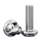 Fengji 304 stainless steel pan head round head mushroom head semi-round head round cup inner hexagonal screw bolt M2M3M4M5-M12 M5*75-10 only
