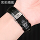 Guzun Watch Armband Originaler Leder und Frauen Golgen Schmetterling Schnalle Schwarz blau rot weiß Kuhleckenkette 14161820 mm GZ [schwarz] Leder [Silber] Schmetterlingsschnalle 20mm