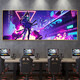 
E-sports room decoration Internet cafe Internet cafe wall hanging paintings Cyberpunk style hotel computer room background layout mural HJ14108 40*100CM25MM thick plate pattern film independent