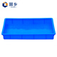 Guxiang thickened plastic box rectangular turnover box plastic square box plastic plate plastic square plate plastic box turnover box parts box square plate blue No. 3 560X370X80mm