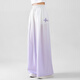 Pitt Pitt Girls Summer Set Dopamine 2025 New Children's Big's Children's Children's Style Summer Two-Piece Set Fashion Summent Casual 15117 Gradient Purple + 9922 White 130 cm