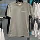 
NIKE Nike Short Sleeve T-shirt Men's Summer New Sportswear Trendy Printed Round Neck Half Sleeve Shirt Casual Top HF6172-053 Gray S