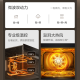 美的（Midea）嵌入式微波蒸烤炸一体机四合一过热水蒸气冷凝系统智能炫彩屏炉珐琅搪瓷内胆家用母婴辅食BG5010W 50L大容量