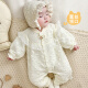 Disney (Disney) baby girl spring new style sweet jumpsuit baby princess clothes fashionable baby girl spring and autumn outing clothes pink sea of ​​clouds lace 66cm (66cm)